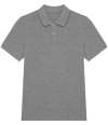 NS209 Native Spirit Kids Piqué Polo Shirt moon grey heather colour image